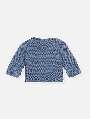 Cardigan neonato in cotone - petit mousse