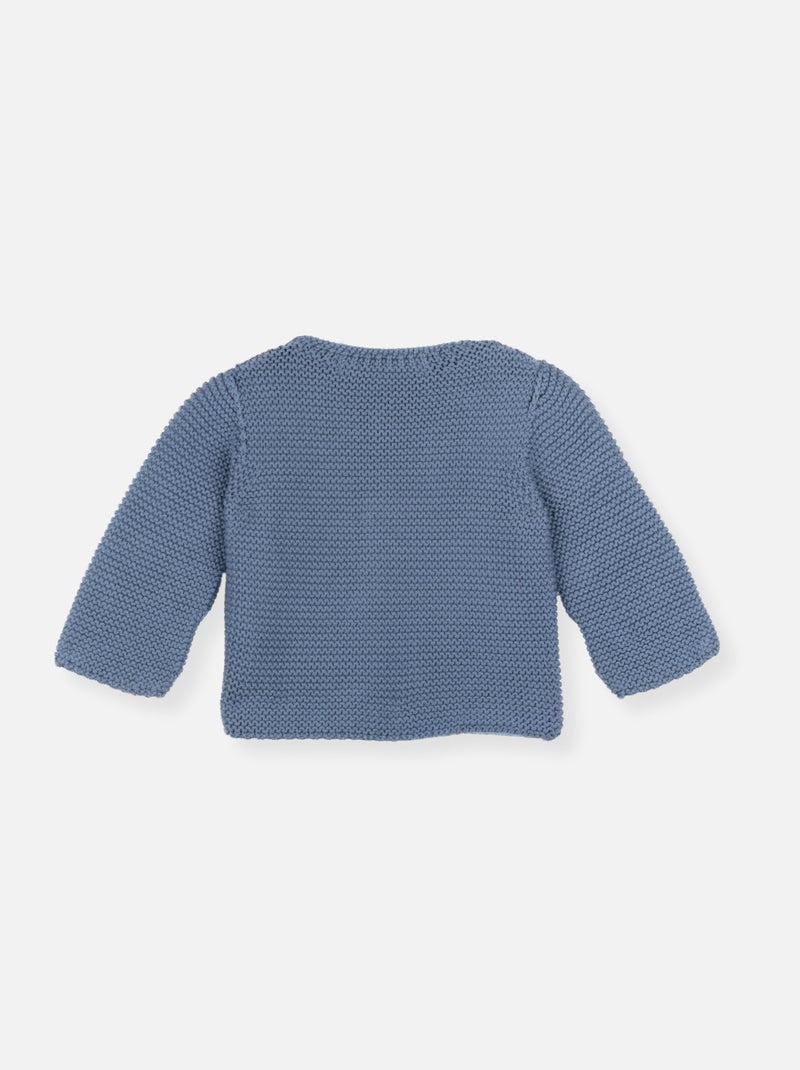 Cardigan neonato in cotone - petit mousse Blu - Kiabi