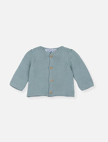 Cardigan neonato in cotone - petit mousse