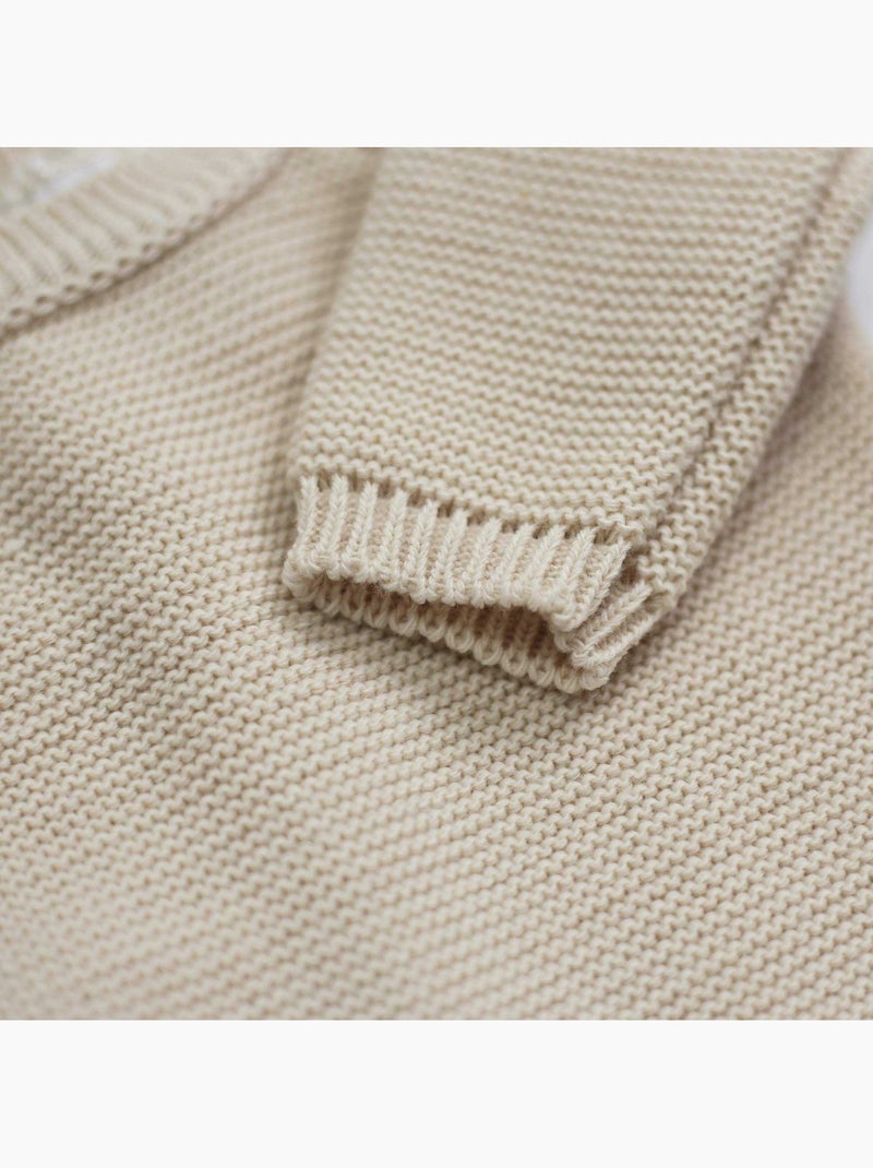 Cardigan neonato in maglia Beige - Kiabi