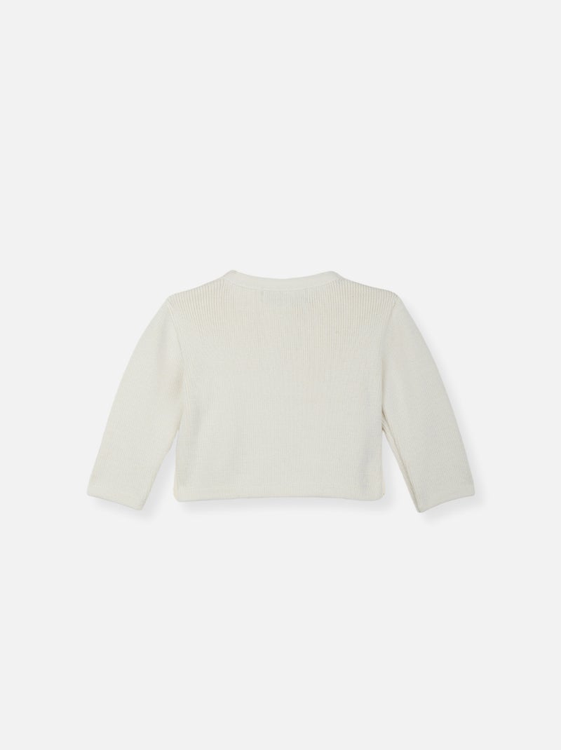 Cardigan neonato petits marins Ecru - Kiabi