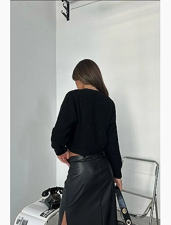 Cardigan oversize con scollo a v hiccup