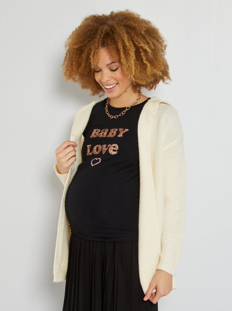 Cardigan premaman ecru - Kiabi