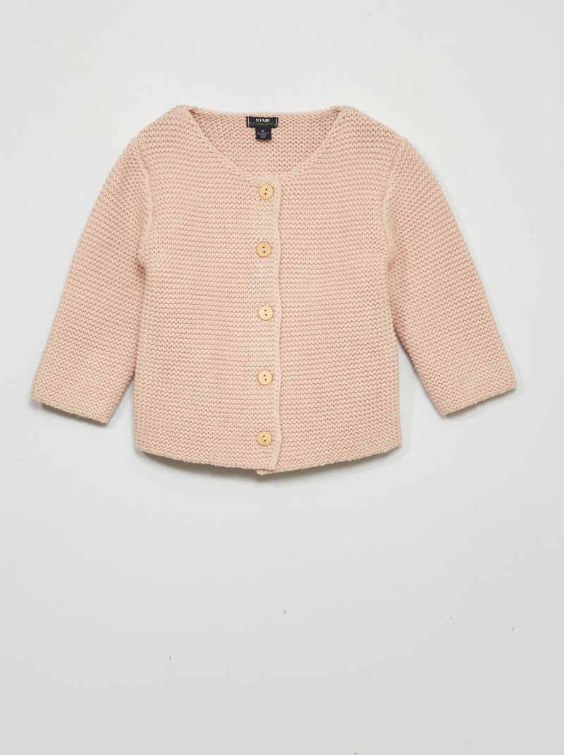 Cardigan punto legaccio ROSA - Kiabi