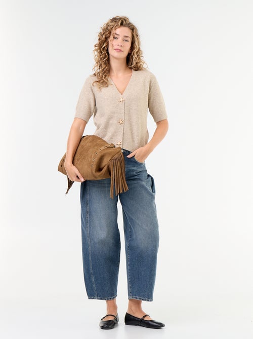 Cardigan scollo a V senza maniche - Kiabi