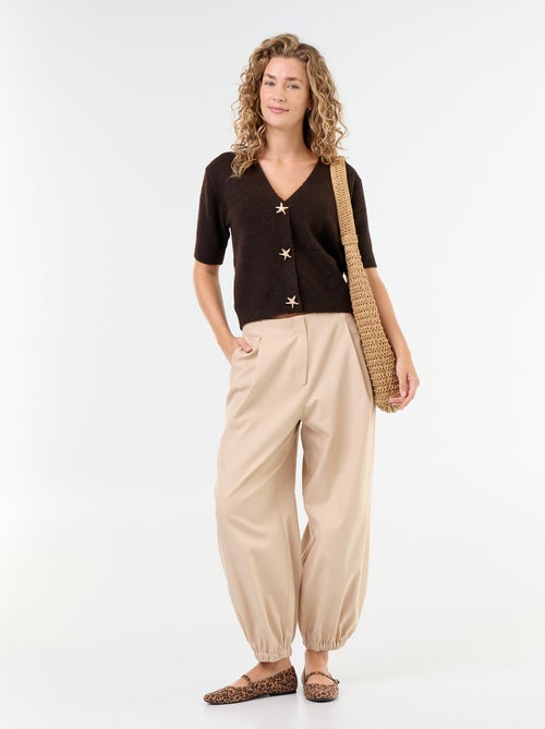 Cardigan scollo a V senza maniche - Kiabi