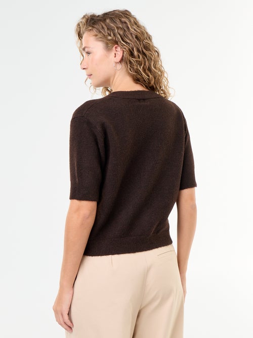 Cardigan scollo a V senza maniche - Kiabi