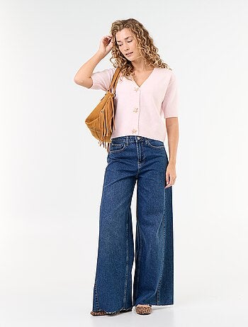 Cardigan scollo a V senza maniche