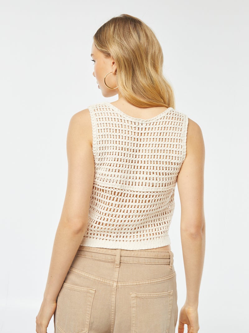 Cardigan senza maniche BEIGE - Kiabi