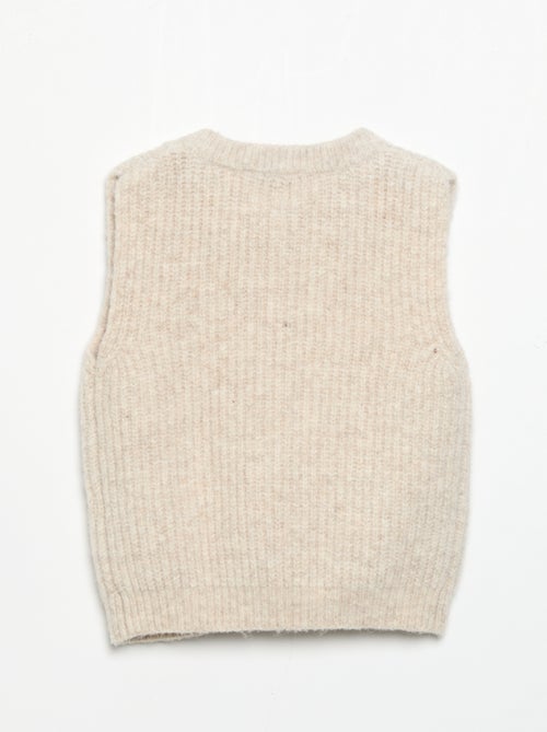 Cardigan senza maniche con tasche - Kiabi Cardigan senza maniche con tasche - Kiabi