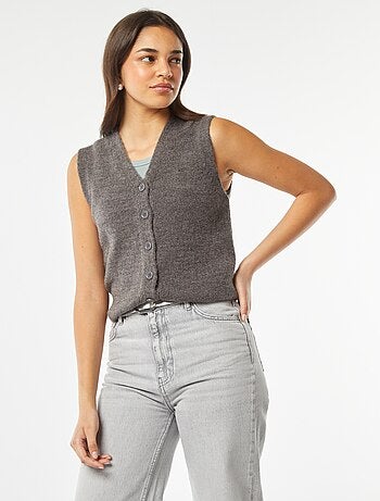 Cardigan senza maniche