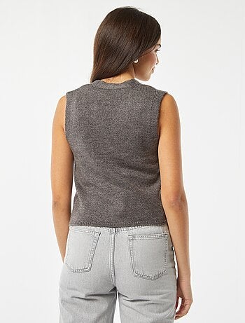 Cardigan senza maniche