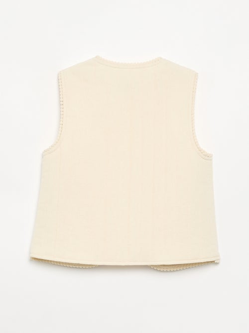 Cardigan senza maniche imbottito - Kiabi