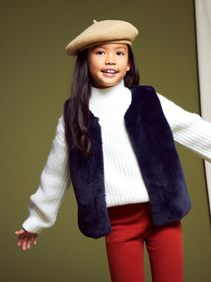 Gilet In Pelliccia Sintetica Da Donna – Senza Maniche, Morbido E Caldo, Perfetto Per Autunno E Inverno