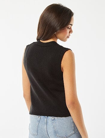 Cardigan senza maniche