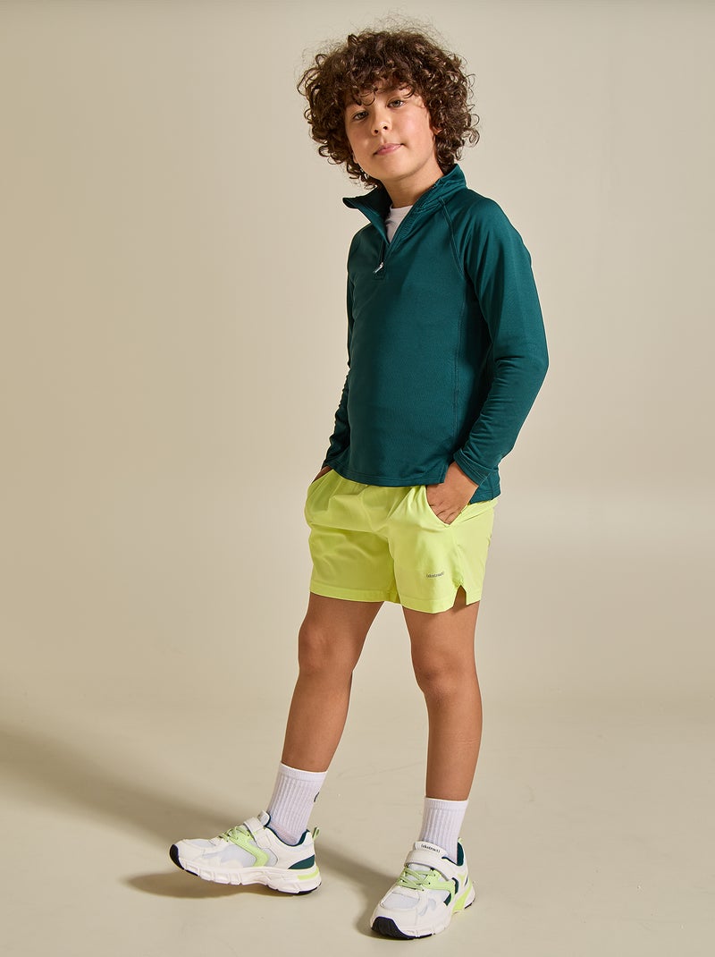 Cardigan sportivo con collo a lupetto - (ekstract) Verde - Kiabi