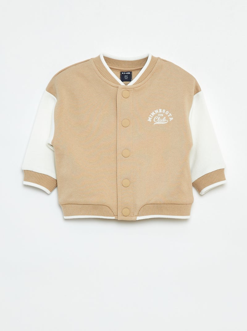 Cardigan stile college Beige - Kiabi