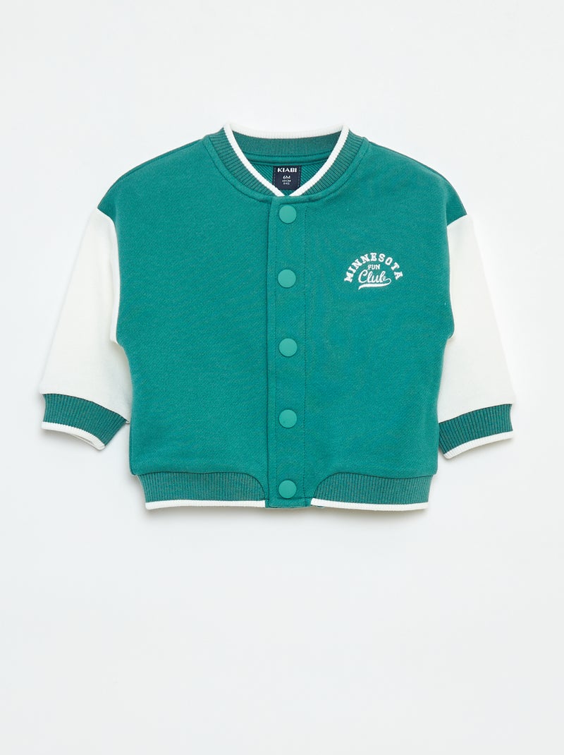 Cardigan stile college Verde - Kiabi