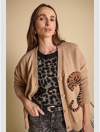 Cardigan tigrea