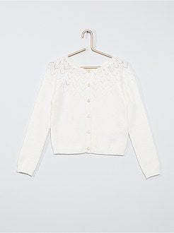 Cardigan traforato e double face - Kiabi