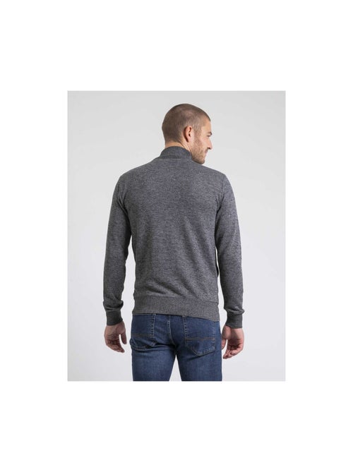 Cardigan zippé col montant LUMORAY - Kiabi