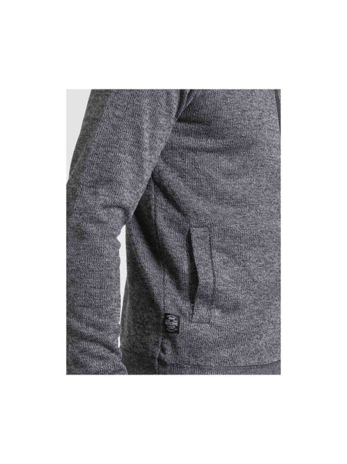 Cardigan zippé col montant LUMORAY - Kiabi