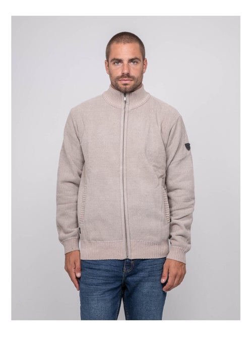 Cardigan zippé col montant LYGALE - Kiabi