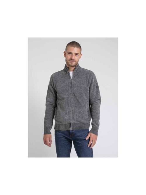Cardigan zippé col montant LYGALE - Kiabi
