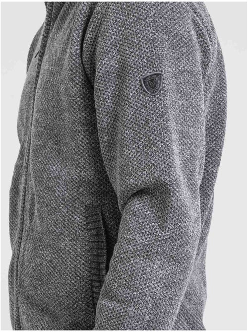 Cardigan zippé col montant LYGALE - Kiabi
