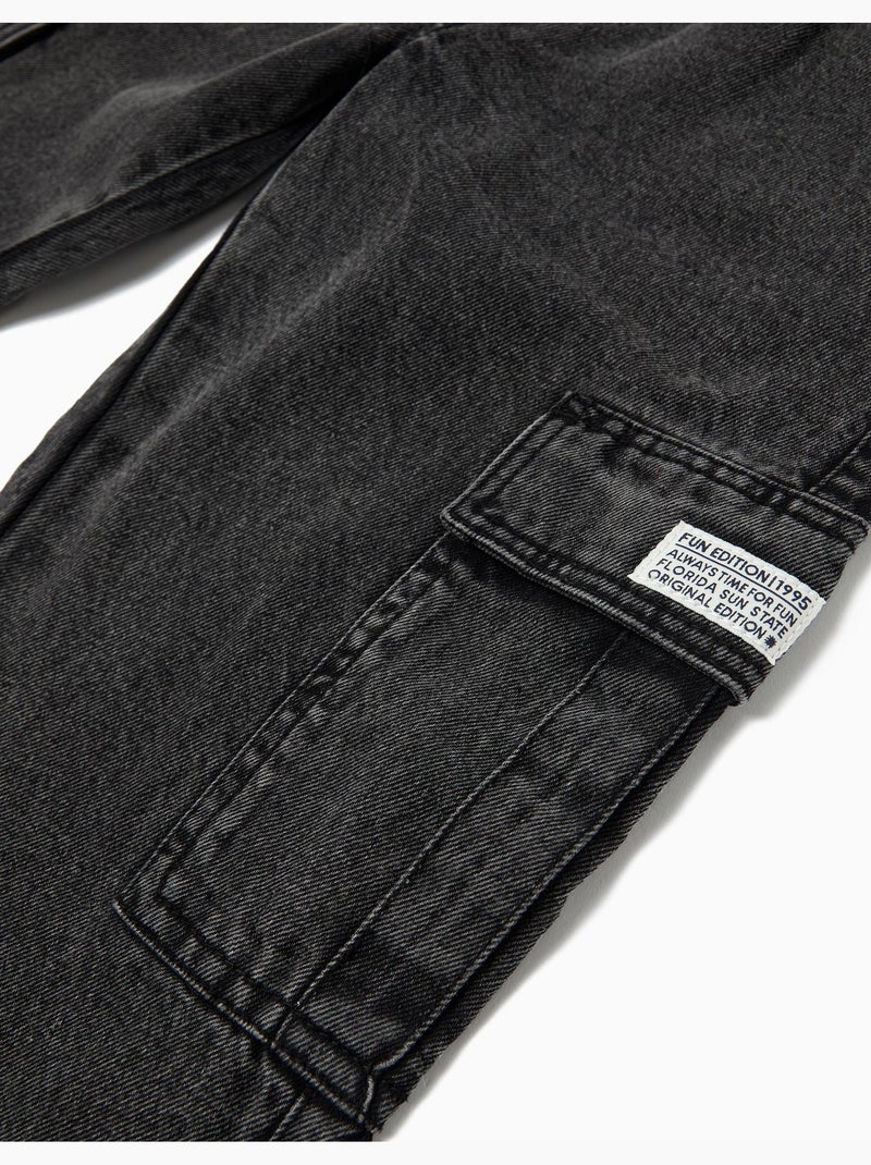 Cargo Jeans, MO Fashion Grigio - Kiabi