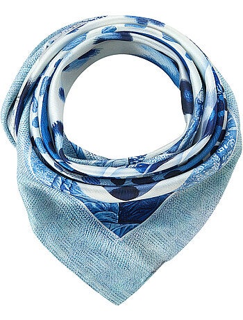 Carré di seta Grand Blue Tiger