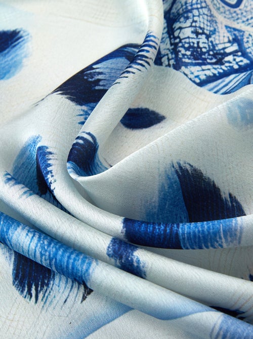 Carré di seta Grand Blue Tiger - Kiabi