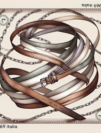 Carré di seta Grand MultiBelts