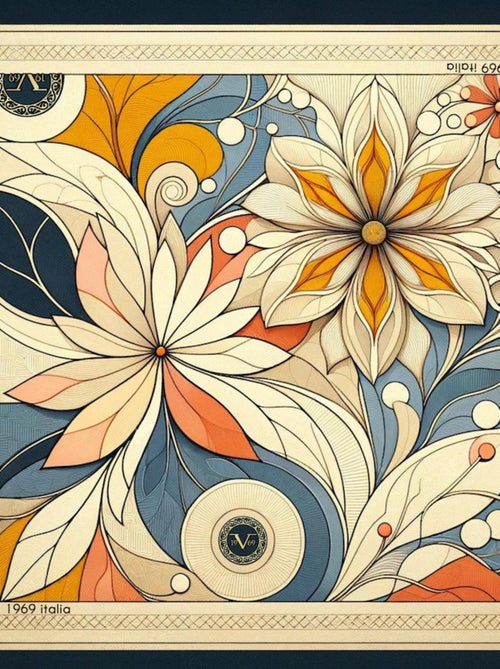 Carré di seta Grand Mystic Flowers - Kiabi