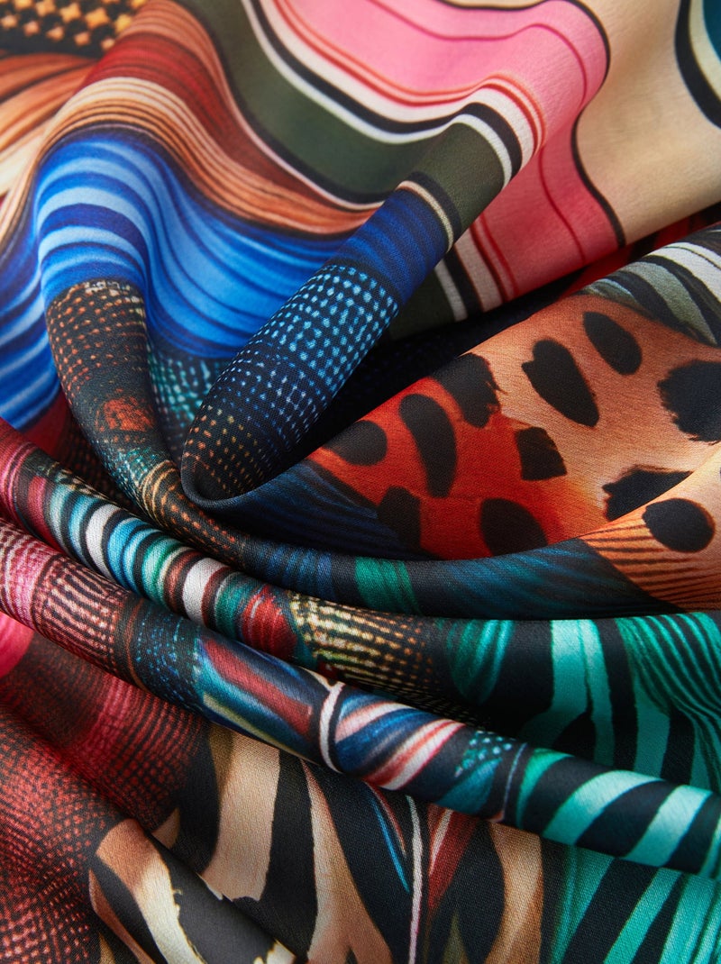 Carré di seta Leo Feather Multicolore - Kiabi