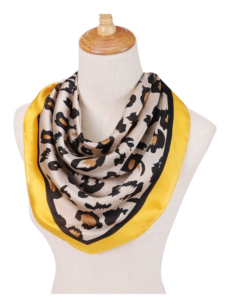 Carré di seta PANTERA Giallo - Kiabi