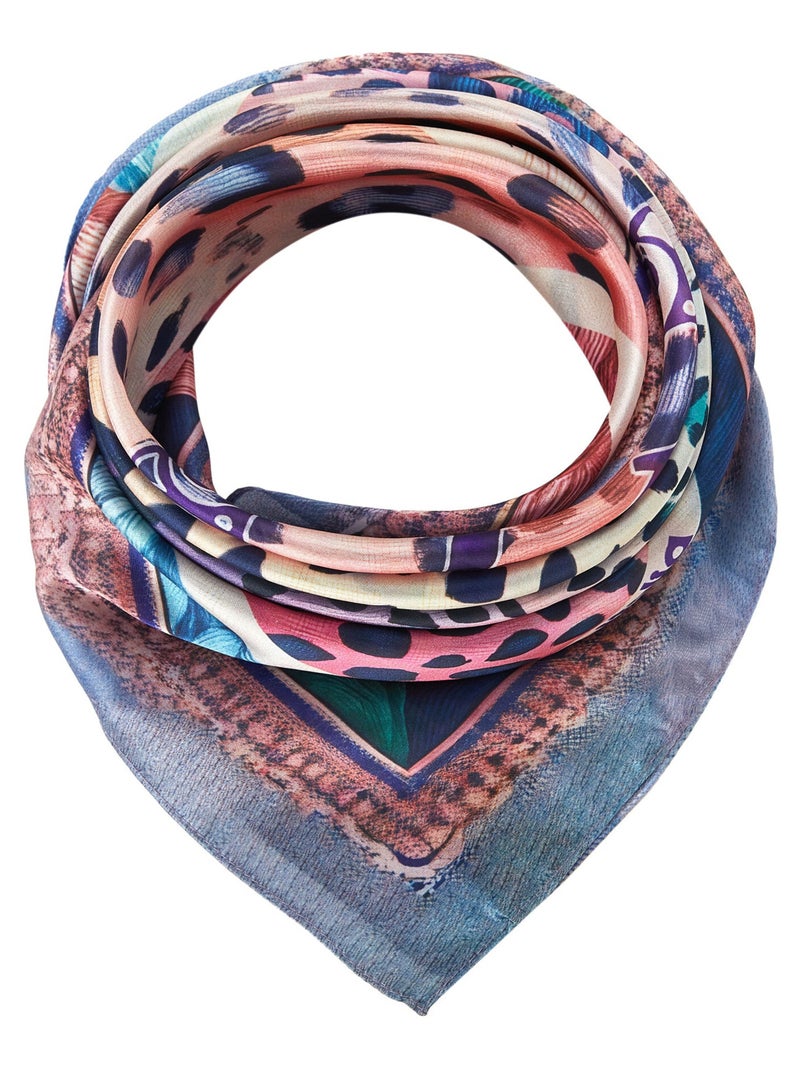 Carré di seta Rainbow Félins Multicolore - Kiabi