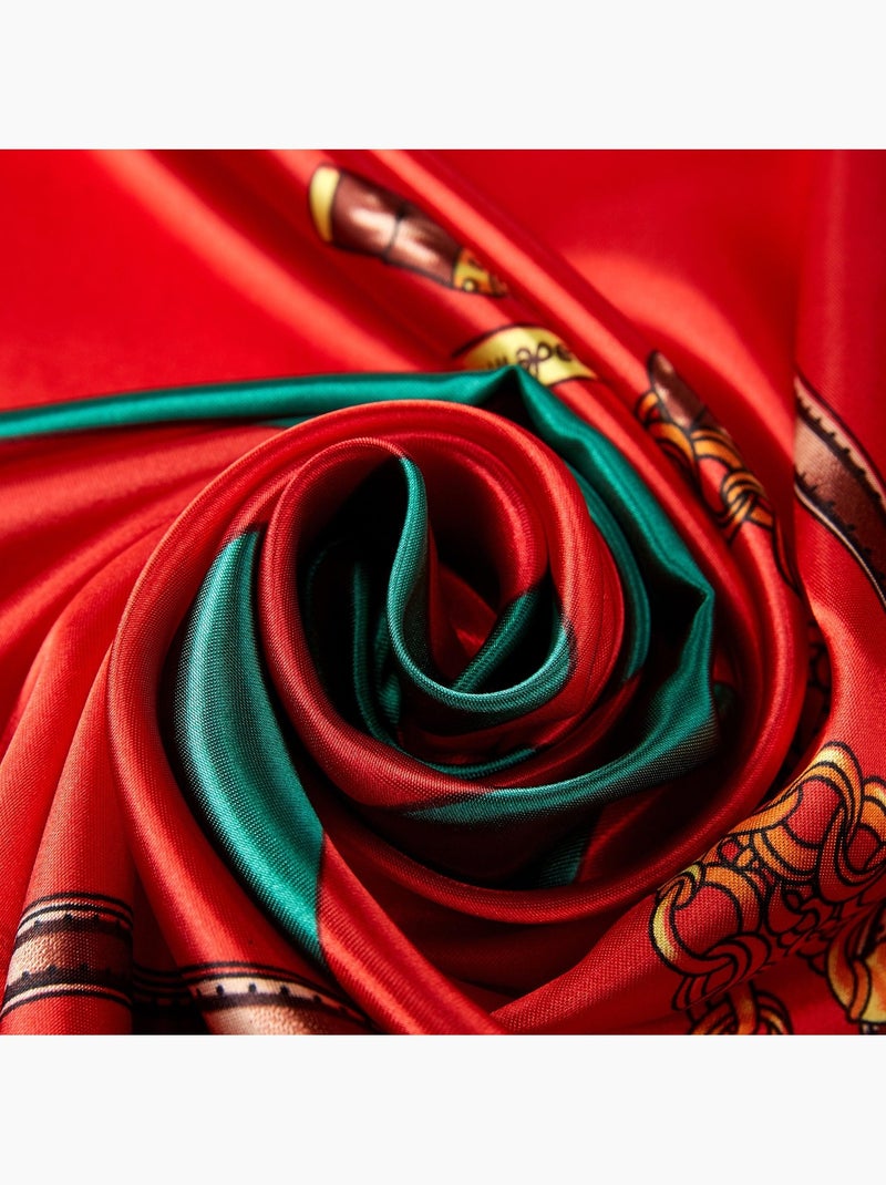 Carré seta Italiano Rosso - Kiabi