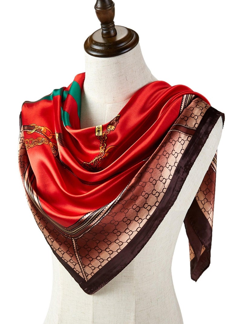 Carré seta Italiano Rosso - Kiabi