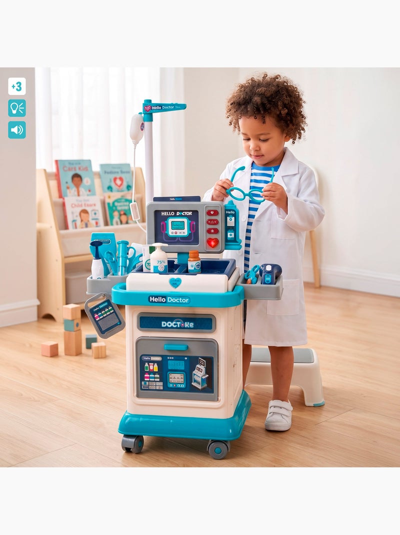 Carrello medico con accessori - colorbaby. Il mio dottore N/D - Kiabi