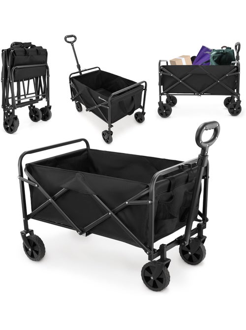 Carrello pieghevole HyperMotion 80L da trasporto, leggero e robusto, ruote 7”, portata 80 kg - Kiabi