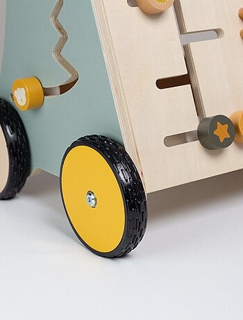 Carrello primi passi bebè con ruote dentellate