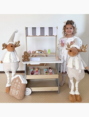 Carretto dei gelati in legno con accessori Mamabrum