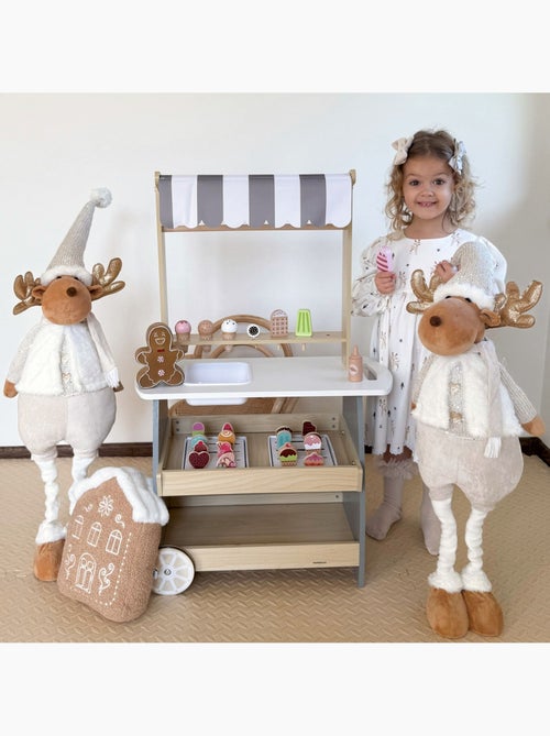 Carretto dei gelati in legno con accessori Mamabrum - Kiabi