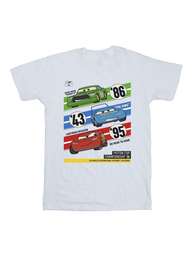Cars piston cup champions maglietta uomo - disney Bianco - Kiabi