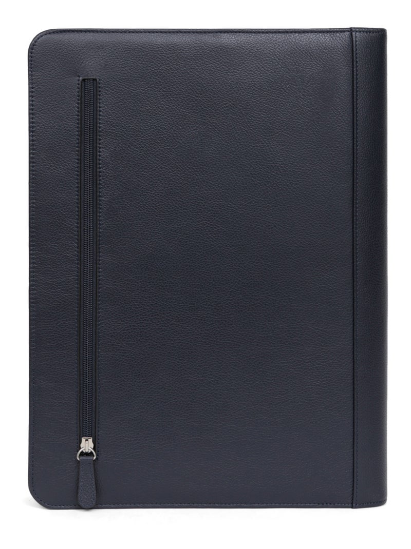 Cartella - 13" & A4 - Pelle CONFORT Blu marino - Kiabi