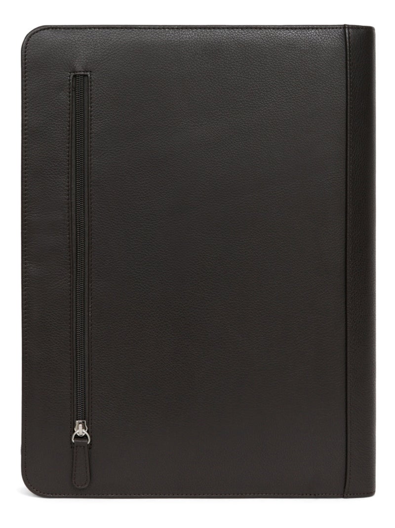 Cartella - 13" & A4 - Pelle CONFORT Marrone scuro - Kiabi
