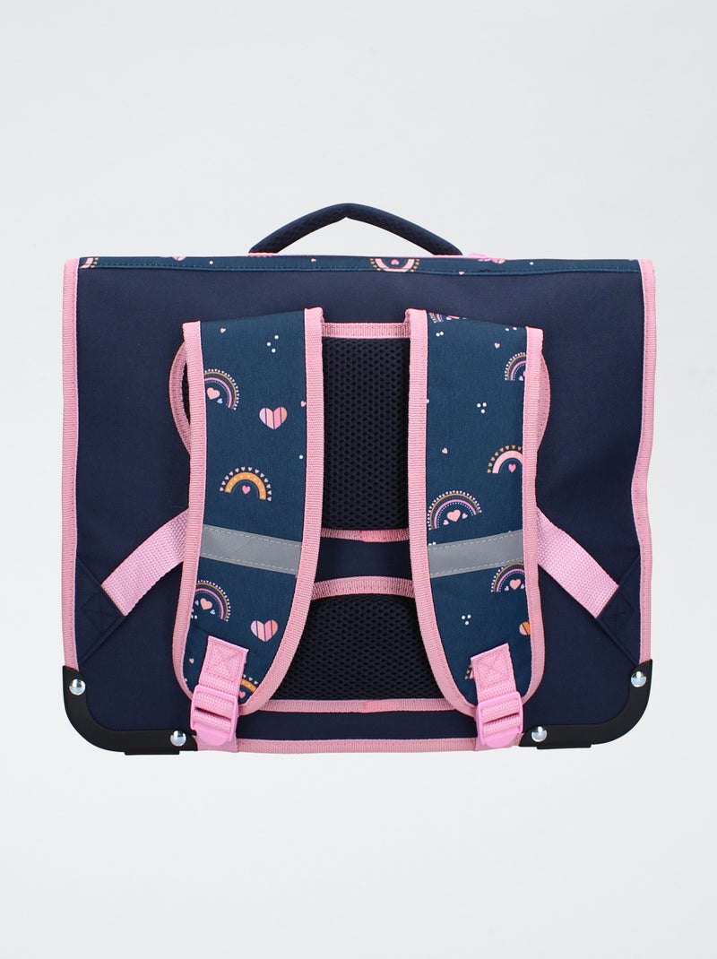 Cartella con stampa arcobaleno blu - Kiabi