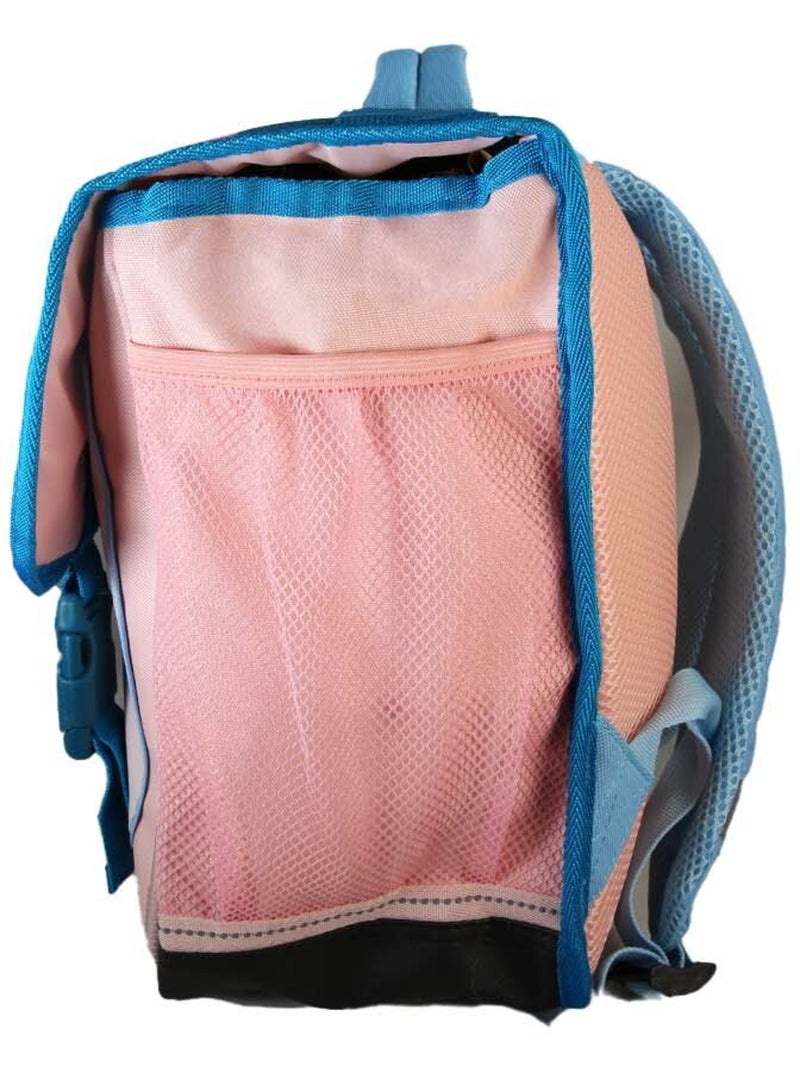 Cartella scolastica bambina Cybel Unicorno 38 cm blu e rosa 2 scomparti Multicolore - Kiabi