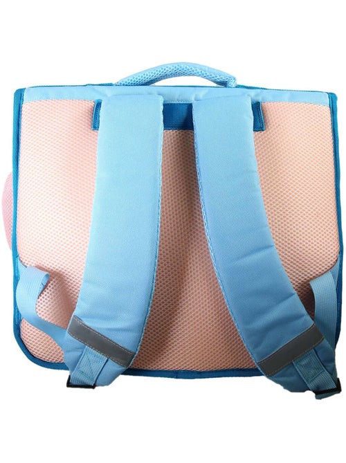 Cartella scolastica bambina Cybel Unicorno 38 cm blu e rosa 2 scomparti - Kiabi